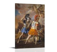Nicolas Poussin The Companions of Rinaldo Wall Art Prints Paintings Canvas Wall Art Decorative Bedroom Modern Home Print Picture Artworkss Frame-style 12x18inch(30x45cm)
