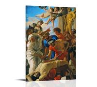 Nicolas Poussin The Martyrdom of Saint Erasmus Wall Art Prints Paintings Wall Art Picture Painting Canvas Prints Artworks Bedroom Living Room Decor Frame-style 24x36inch(60x90cm)