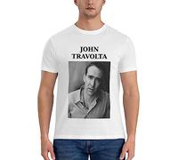 Nicolas Travolta John Cage WTF T-Shirt Korean Fashion Custom t Shirts Design Your own White