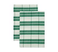 Nicolas Vahé Chef kitchen towel 50x70 cm Green-white