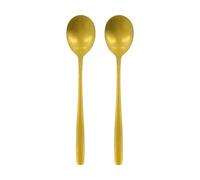 Nicolas Vahé - Daily Serving Spoons 2-pack, Antique Gold - Antique Gold