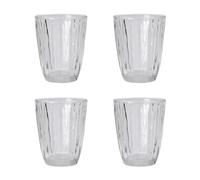 Nicolas Vahé Groove drinking glass 20 cl 4-pack Clear