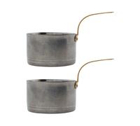 Nicolas Vahé Presentation mini saucepan Ø10 cm 2-pack Silver finish