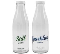 Nicolas Vahé - Water Bottle With Lid 2 Pieces - Clear