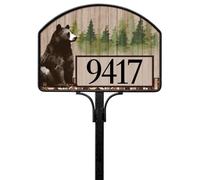 Nicole DeCamp Cabin Bear Yard DeSign 14" x 10"