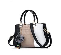 NICOLE & DORIS 2025 New Handbags for Women Fashion Ladies Handbags & Shoulder Bags Designer Top Handle Bag with Pompom Black