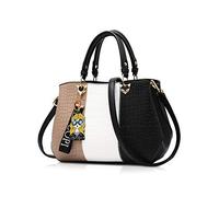 NICOLE & DORIS 2025 New Handbags for Women Fashion Ladies Handbags & Shoulder Bags Designer Top Handle Bag with Pompom Black