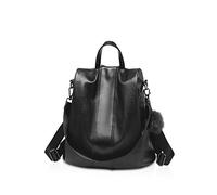 NICOLE&DORIS Backpack Women Fashion Backpack Rucksack Dayback Ladies Leather Backpack Shoulder Bag Waterproof School Bag Black