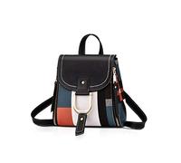 NICOLE&DORIS Womens Backpack Mini Backpack Crossbody Bag Handbags Backpack for Ladies Leather Rucksack Shoulder Bag Black