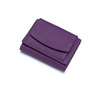 NICOLE & DORIS Card Holder Small Purse for Women Card Cases Ladies Wallet Leather RFID Blocking,with Multiple Card Slots and Roomy Compartment Purple