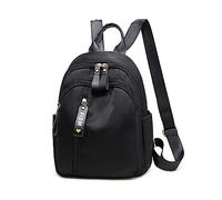 NICOLE & DORIS Casual Backpack Lightweight College Bag Bookbag Ladies Fashion Rucksack Work Daypack Women Water Resistant Black
