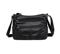 NICOLE & DORIS Cross Body Bag Women,Multi Pockets Messenger Bag Waterproof | Soft PU Leather Shoulder Bag with Adjustable Strap,Ladies Handbag for Shopping,Work,Everyday Use