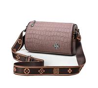 NICOLE & DORIS Cross Body Bags for Women Small Shoulder Bag with Adjustable Wide Strap,PU Leather Mobile Phone Bags Trendy Water Resistant for Lady Girl Shopping Daily Use Pink