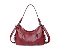 NICOLE & DORIS Cross Shoulder Bag for Women Fashion Handbags Crossbody Bag Multifunctional Shoulder Bags Soft PU Leather Underarm Bag for for Travel Daily Use Red