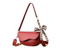 NICOLE & DORIS Women's Crossbody Bag Handbags for Women Trendy Handbags & Shoulder Bags PU Leather Side Bag with Adjustable Wide Strap Wine Red