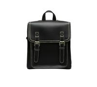 NICOLE & DORIS Elegant Backpack for Women Anti-Theft Rucksack Vintage Daypacks PU Leather Convertible Backpacks Shoulder Bag School Travel Backpack with Flap Black