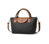 NICOLE & DORIS Fashion Crossbody Bag Women Small Handbags Patchwork Shoulder Bag Top Handle Bags PU Leather Girls Messenger Bags Satchel Bag Black