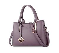 NICOLE & DORIS Fashion Handbags for Ladies Top Handle Bag with Multiple Pockets Women Shoulder Bags Elegant Crossbody Bag Shopper Tote Bag Purple