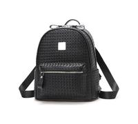 NICOLE & DORIS Fashion Rucksack Ladies Backpacks for Women PU Leather Waterproof Daypack for Work,Travel and Shopping Black