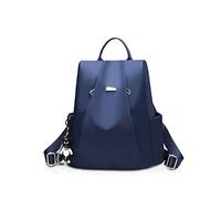 NICOLE & DORIS Fashion Women Backpack Casual Ladies Rucksack Shoulder Handbags School Bag Oxford Cloth Anti-theft Design Dark blue