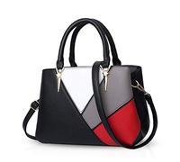 NICOLE & DORIS Handbags for ladies womens handbag splicing color crossbody bags the latest trends Black