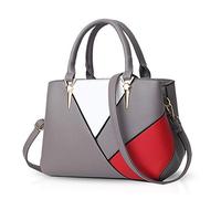 NICOLE & DORIS Handbags for ladies womens handbag splicing color crossbody bags the latest trends Gray