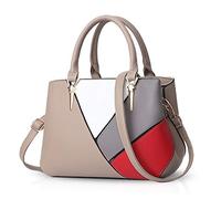 NICOLE & DORIS Handbags for ladies womens handbag splicing color crossbody bags the latest trends Khaki