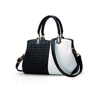 NICOLE&DORIS Handbags for Women top handle bags for Women Shoulder bags crossbody bags for ladies splicing color black and white