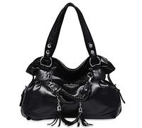 NICOLE&DORIS Handbags for Women Tote Bag Shoulder Bag Ladies Fashion Handbags Hobos and Shoulder Bag for Women Black