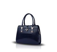Nicole&Doris Ladies Handbags Fashion PU Leather Shoulder Messenger Bag for Women(Navy)