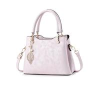 NICOLE & DORIS Ladies Small Handbags Printed Crossbody Bag Top Handle Bags | Women Shoulder Bags with Pendant PU Leather Side Bag