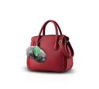 Nicole&Doris ladies/women/female handbag female bag handbags purse Senior PU handbags(Red wine)