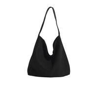 NICOLE & DORIS Lightweight Handbag for Women Women's Hobos&Shoulder Bags Faux Suede Tote Bag Retro Ladies Hobos Bags for Travel Work Daily Use Black
