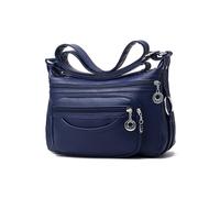 NICOLE & DORIS Multi Pockets Crossbody Bag for Women Lightweight Shoulder Handbags Casual Crossbody Handbags for Travel Daily Use Dark Blue