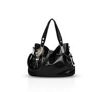 Nicole&Doris new bag ladies classic casual fashion soft bag portable shoulder bag women Messenger(Black)