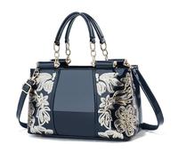 NICOLE&DORIS Patent Leather Handbag, Elegant Women's Shoulder Bag, Shopper