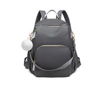 NICOLE & DORIS School Backpack Women,Lightweight College School Bag,Large Fashion Daypack for Ladies,Modern Waterproof Casual Rucksack,Stylish Travel Bags Dark grey
