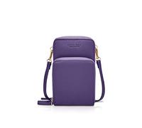NICOLE&DORIS Small Crossbody Shoulder Bag Women Leather Purse Handbag Girls Wallet Cell Phone Purses Passport Bag Purple