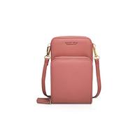 NICOLE&DORIS Small Crossbody Shoulder Bag Women Leather Purse Handbag Girls Wallet Cell Phone Purses Passport Bag Pink