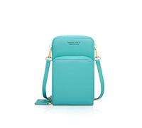 NICOLE&DORIS Small Crossbody Shoulder Bag Women Leather Purse Handbag Girls Wallet Cell Phone Purses Passport Bag Light Green