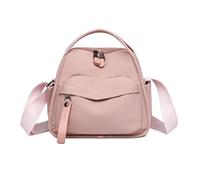 NICOLE & DORIS Small Handbags Shoulder Bag Casual Crossbody Lightweight Nylon Messenger Bag Phone Bags Multifunctional Satchel Bag for Outdoor Sport Travel Pink