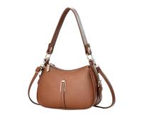 NICOLE & DORIS Small Shoulder Bags for Women Fashion Top Handle Handbags Multifunctional Crossbody Bag PU Leather Purses Bag Underarm Bag Phone Bags for Daily Use Brown