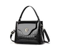 NICOLE & DORIS Small Top Handle Bag for Women Patent Leather Handbag Purses | Clutch Bag Mini Shoulder Bags Crossbody Bags Phone Bags