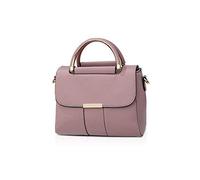 NICOLE & DORIS Top Handle Bag of Women Crossbody Bag Handbag with Arched Handle Small Square Bag PU Leather Shoulder Bag Cross Body Purse for Teens Girls Pink