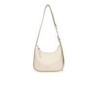 NICOLE & DORIS Vintage Shoulder Bag Women Designer Handbag PU Leather Classic Small Hobo Bag Crescent Bag Underarm Bag Beige