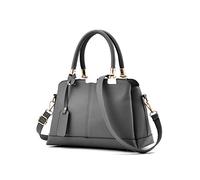 NICOLE & DORIS Woman Handbags Fashion Handbags for Ladies Top Handle Shoulder Bags PU Leather Gray
