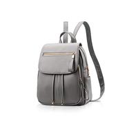 NICOLE&DORIS Fashion Women Backpack Mini Backpack Faux Leather Ladies Rucksack Shoulder Bag Purses Girls Backpack Grey