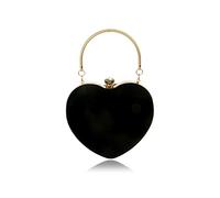 NICOLE&DORIS Women Evening Bag Exquisit Evening cluth luxious Hand Purse for Party for Wedding Chain Bag Black
