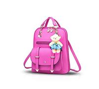 NICOLE&DORIS Women Fashion Backpack Rucksack School Bag College Backpack Travel Bag Girls Backpack Daypack Rose