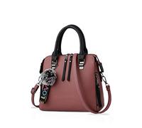 NICOLE&DORIS Women Fashion Handbags Tote Bags Classic Ladies Cross Body Shoulder Bag Messenger Bag Leather Large Capacity Pink
